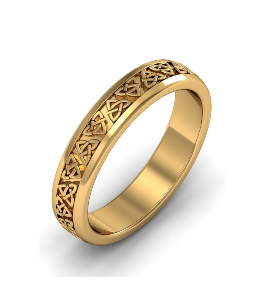 Celtic design wedding discount bands