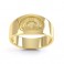 Ladies and Gents Gold Contemporary Claddagh Ring