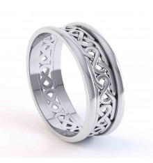 Ladies or Gents Silver Celtic Ring