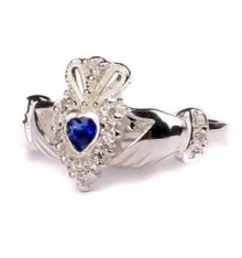 Silver Birthstone Ring September